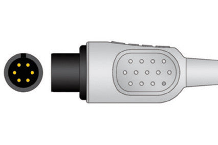 Mindray din style ECG leadwires connector1