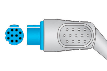 Artema s w Compatible One Piece ECG Cable connector1