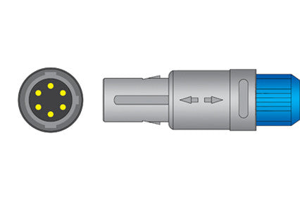 Biosys Compatible One Piece ECG Cable connector1