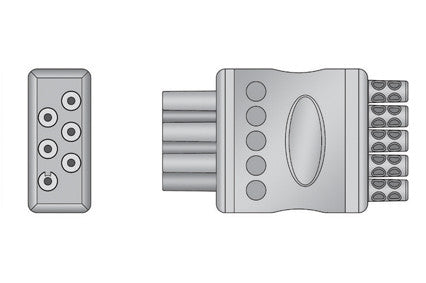 Colin omron bp88 bp306 Compatible ECG trunk Cable 3 Lead