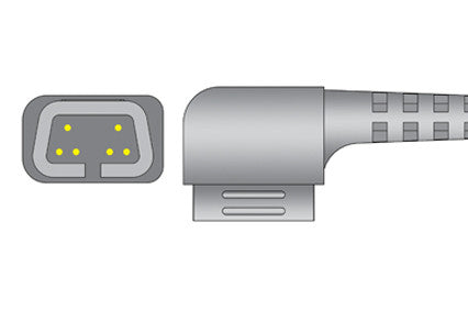 Criticare 934 10d Compatible SPO2 Sensor connector1