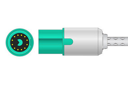 Datascope 0012 00 1192 Compatible One Piece ECG Cable connector1