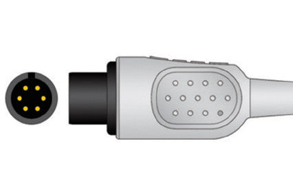 Datascope 0131 00 0079 Compatible One Piece ECG Cable connector1