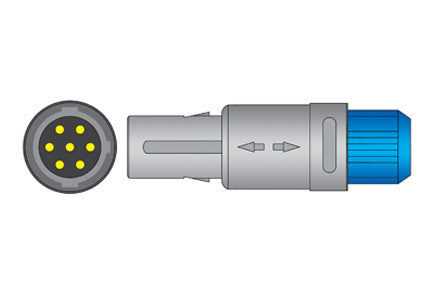 Digicare Digimax 5500 Compatible SPO2 Sensor connector1