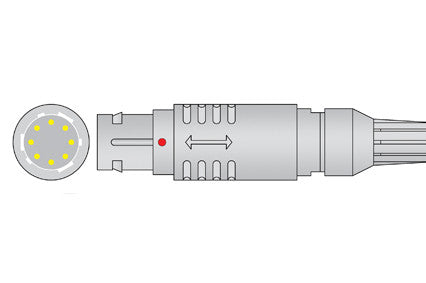 draeger Siemens m35370 Compatible SPO2 Extension Cable Extension Cable connector1