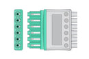 draeger Compatible ECG leadwire set multimed 6 Lead Snap connector1
