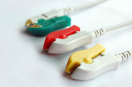 Nihon Kohden Compatible One-Piece ECG Cable with 11-Pin Connector
