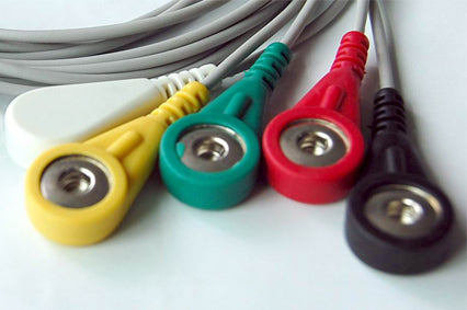 MEK MP Series One Piece ECG Cable 5 Lead Snap