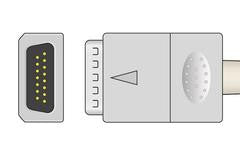 Edan Compatible EKG Cable - Without Screws connector1
