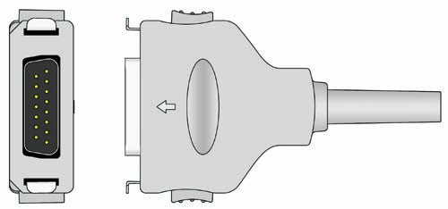 Fukuda Denshi Compatible EKG Cable connector1