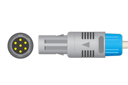 GE 2418832-2 Compatible One-Piece ECG Cable connector1