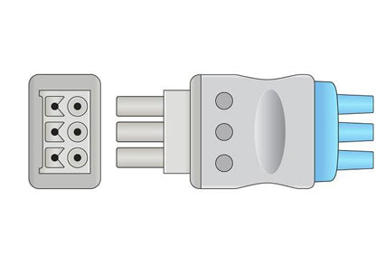 GE Datex-Ohmeda Compatible ECG Leadwire Set connector1