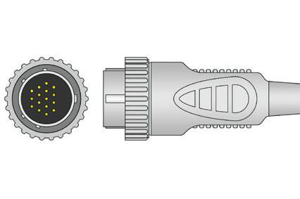 Kenz PC-104 Compatible EKG Cable connector1