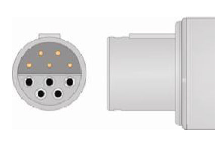 Lohmerier Compatible One-Piece ECG Cable connector1