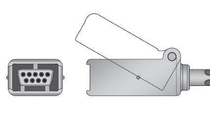 Masimo-1863-LNCS-DCI-SpO2-Extension-Cable