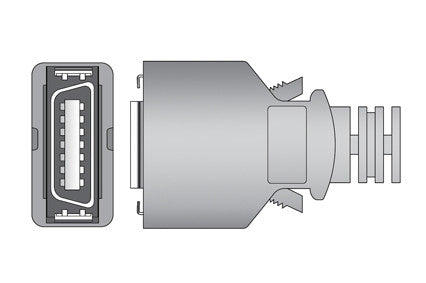 Masimo Nellcor Compatible SPO2 Extension Cable Extension Cable connector1