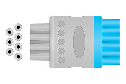 Mortara Compatible Telemetry Leadwire Set connector1