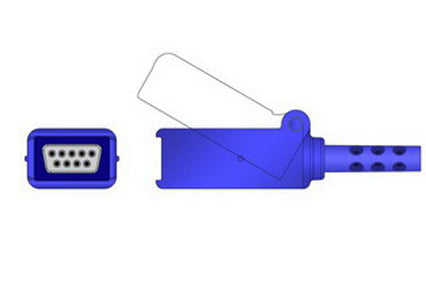Biolight Compatible 8-Pin Oximax SpO2 Extension Cable