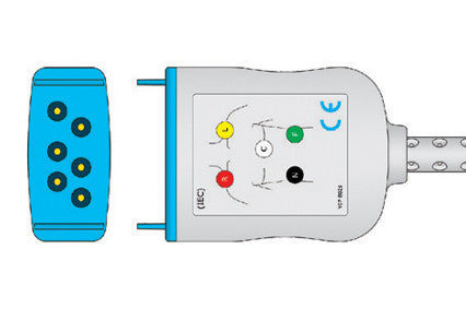 nihon kohden Compatible ECG trunk Cable 2 3/5 Lead