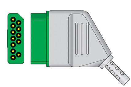 Nihon Kohden Compatible BSM Lifescope One-Piece ECG Cable connector1