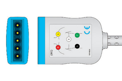 Philips M1668A / M1669A Compatible ECG Trunk Cable