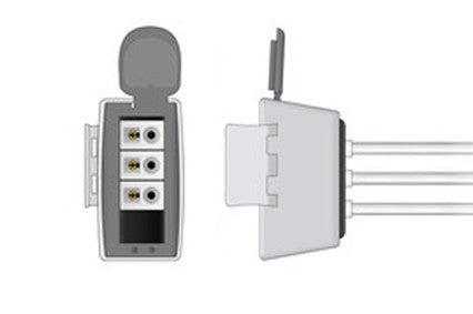 Philips M2601A Compatible Telemetry 3 Leadwire Set connector1