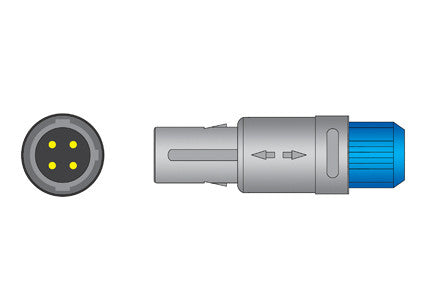 Siemens 7396448 Compatible One-Piece ECG Cable connector1