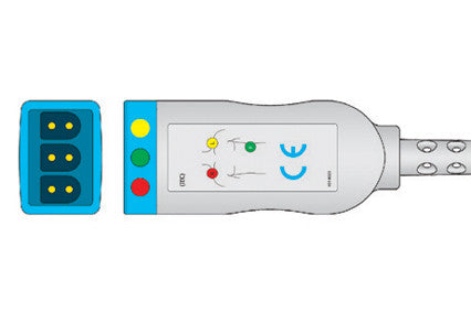 Siemens draeger Compatible ECG trunk Cable 2 5 Lead