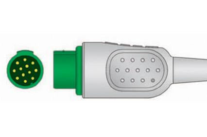 Biolight Compatible One-Piece ECG Cable connector1